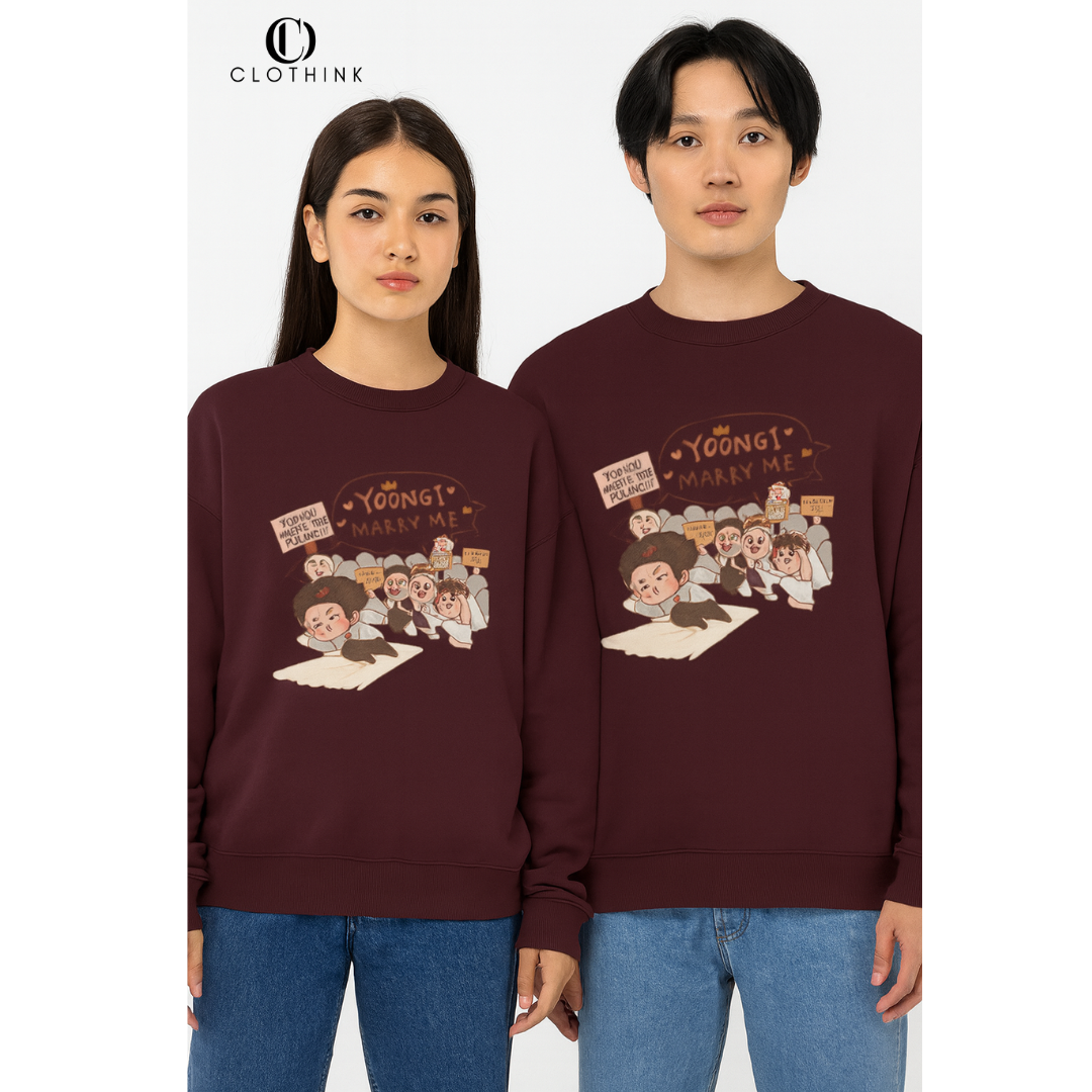 Yoongi Marry Me Unisex Sweatshirt